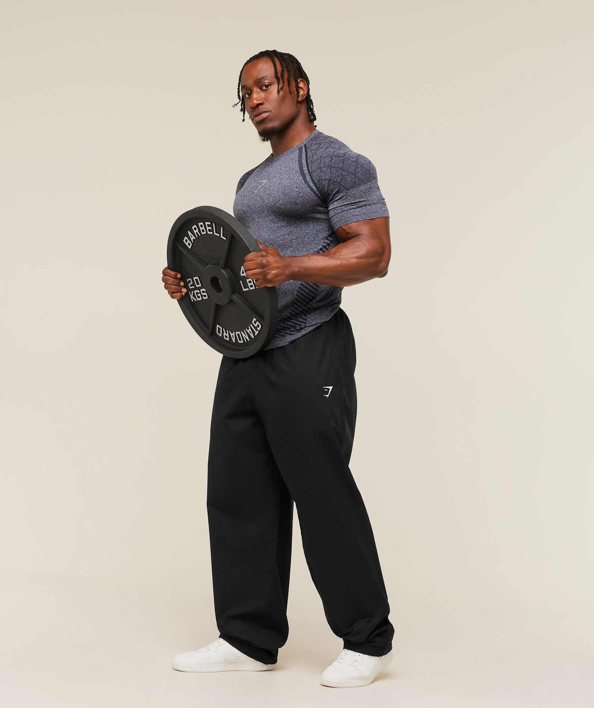 Gymshark Devant Seamless Tee - Heavy Blue