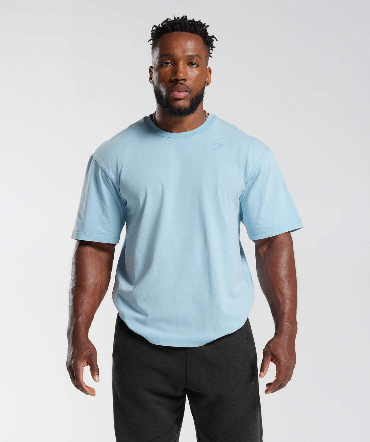 Gymshark Power Washed Tee - Ozone Blue