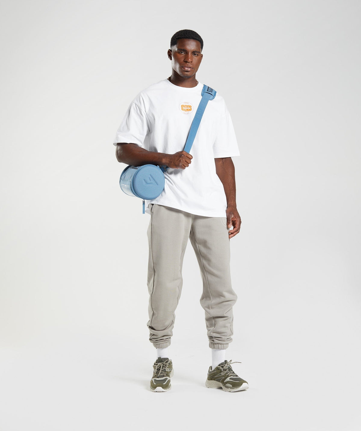 Gymshark GS10 Year Oversized Tee - White
