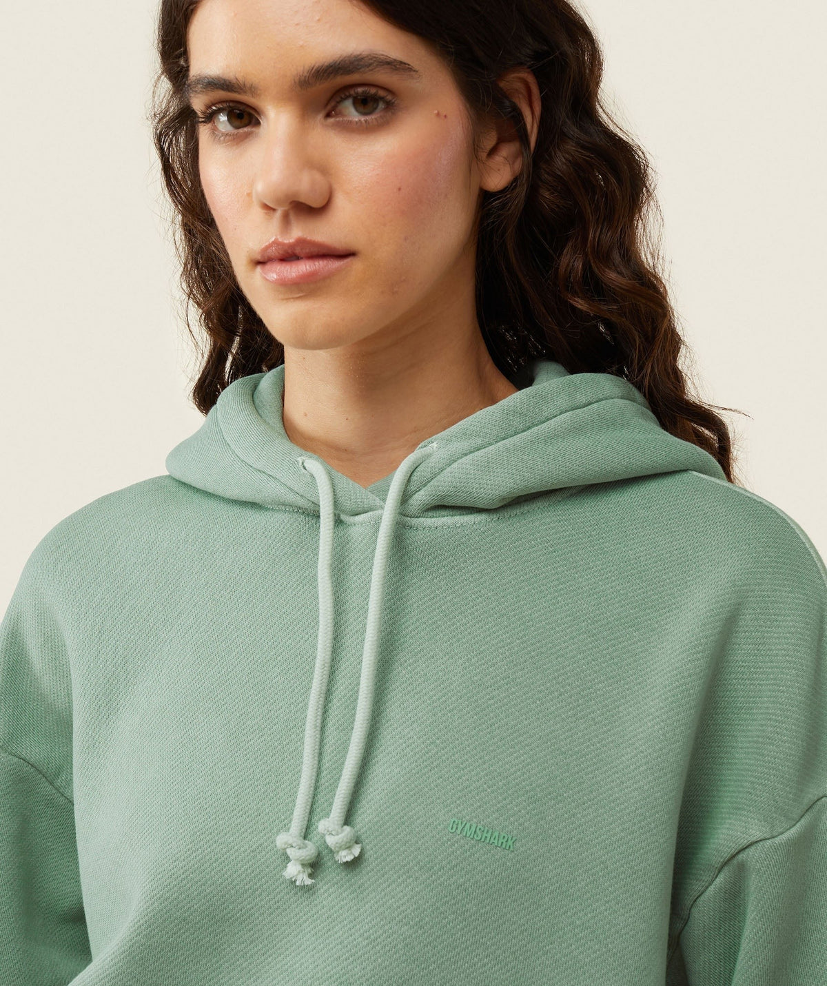 Gymshark Comfort Oversized Hoodie - Dollar Green/Pigment Garment Dye + Wash