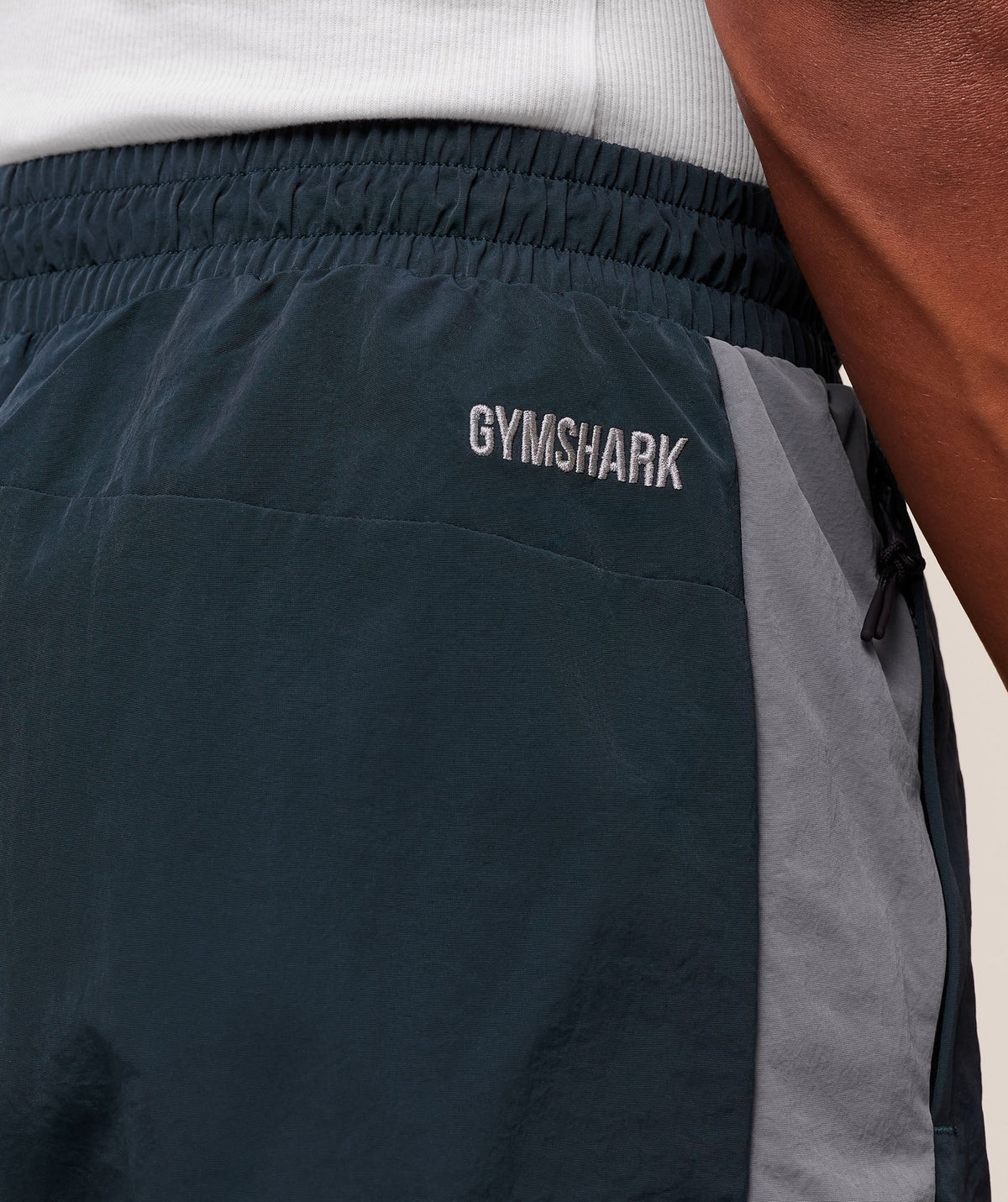 Gymshark Retro Track Pant - Deep Petrol Blue/Iron Blue/Denim Grey