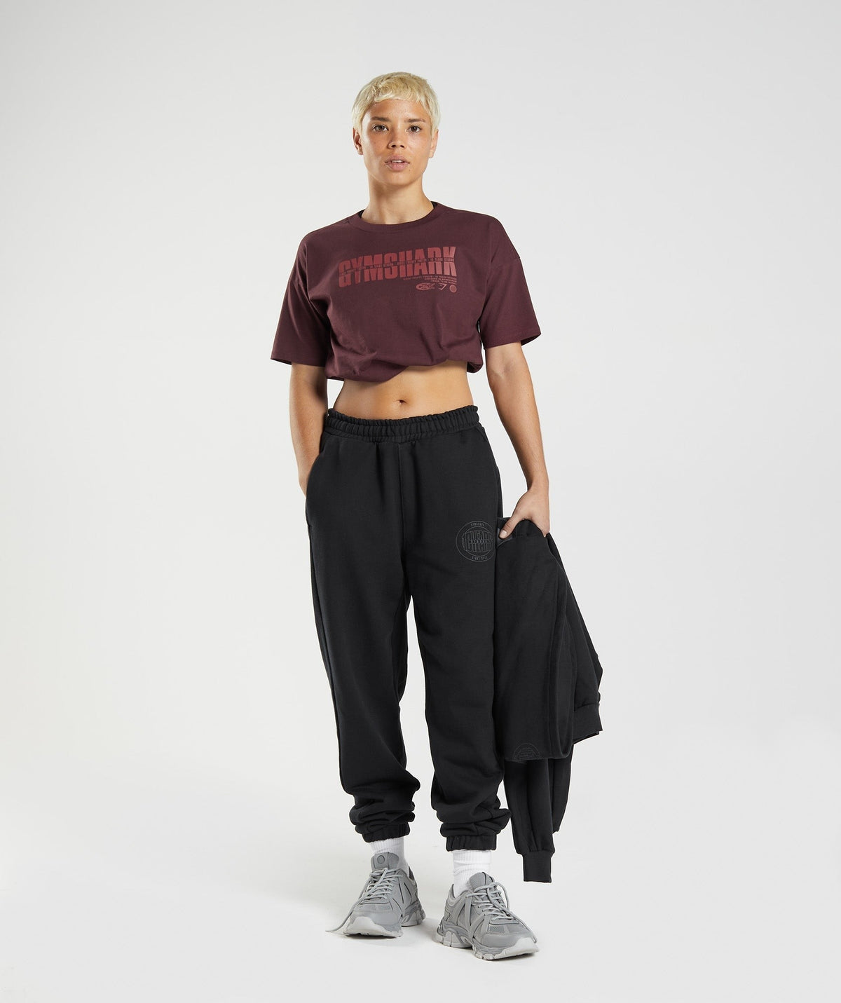 Gymshark GS 10 Year Midi Top - Baked Maroon