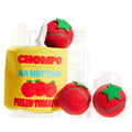 San Muttzano Tomatoes Plush Multi-Part Enrichment + Fetch Dog Toy