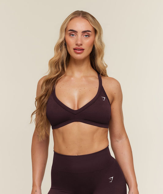 Gymshark Adapt Solid Sports Bra - Cherry Purple