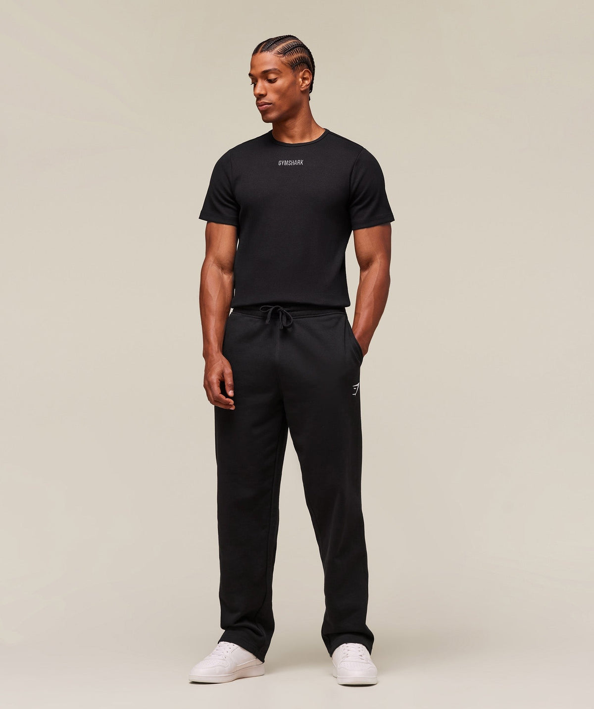 Gymshark Premium Ribbed Tee - Black