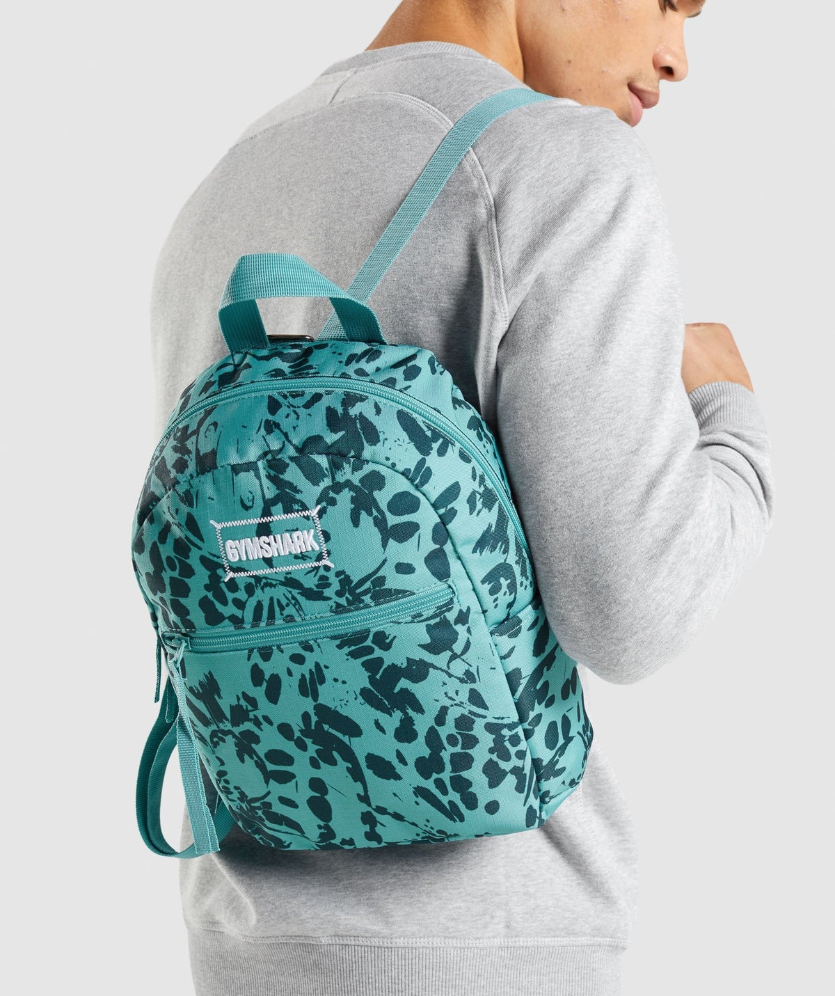 Gymshark Adapt Animal Graphic Mini Lifestyle BackPack - Fauna Teal