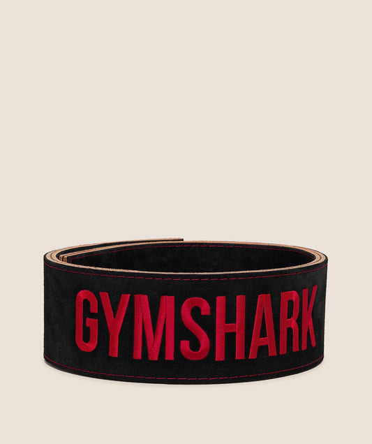 Gymshark Lever Belt - Black/Carmine Red