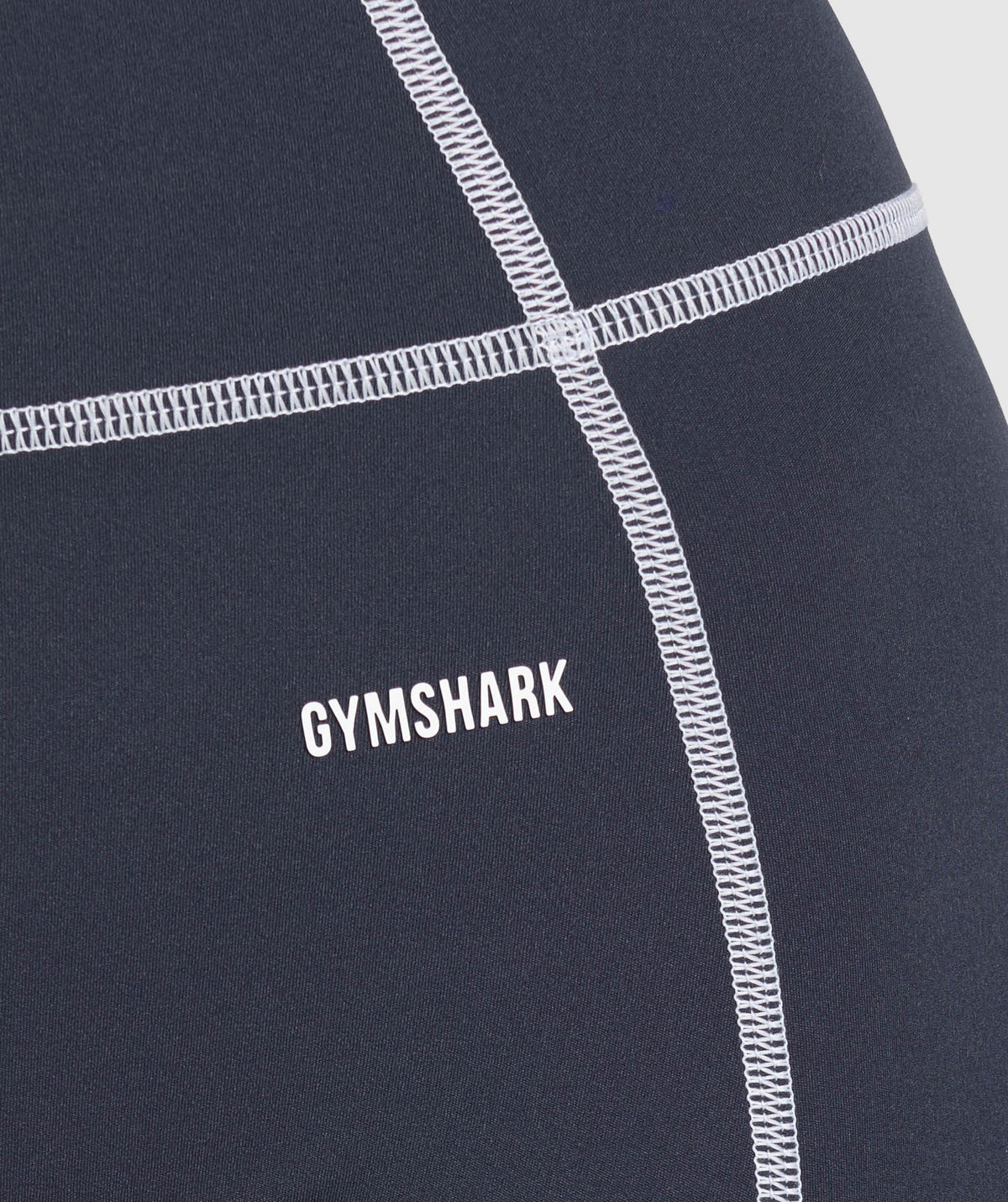 Gymshark Retro Contrast Stitch Legging - Heavy Blue/White