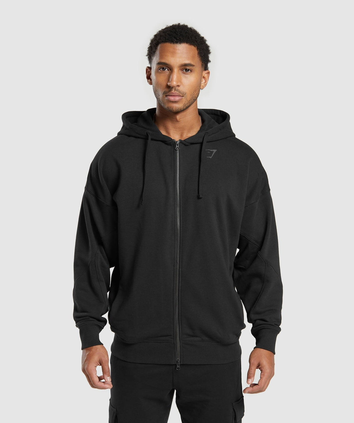Gymshark Power Zip Up Hoodie - Black