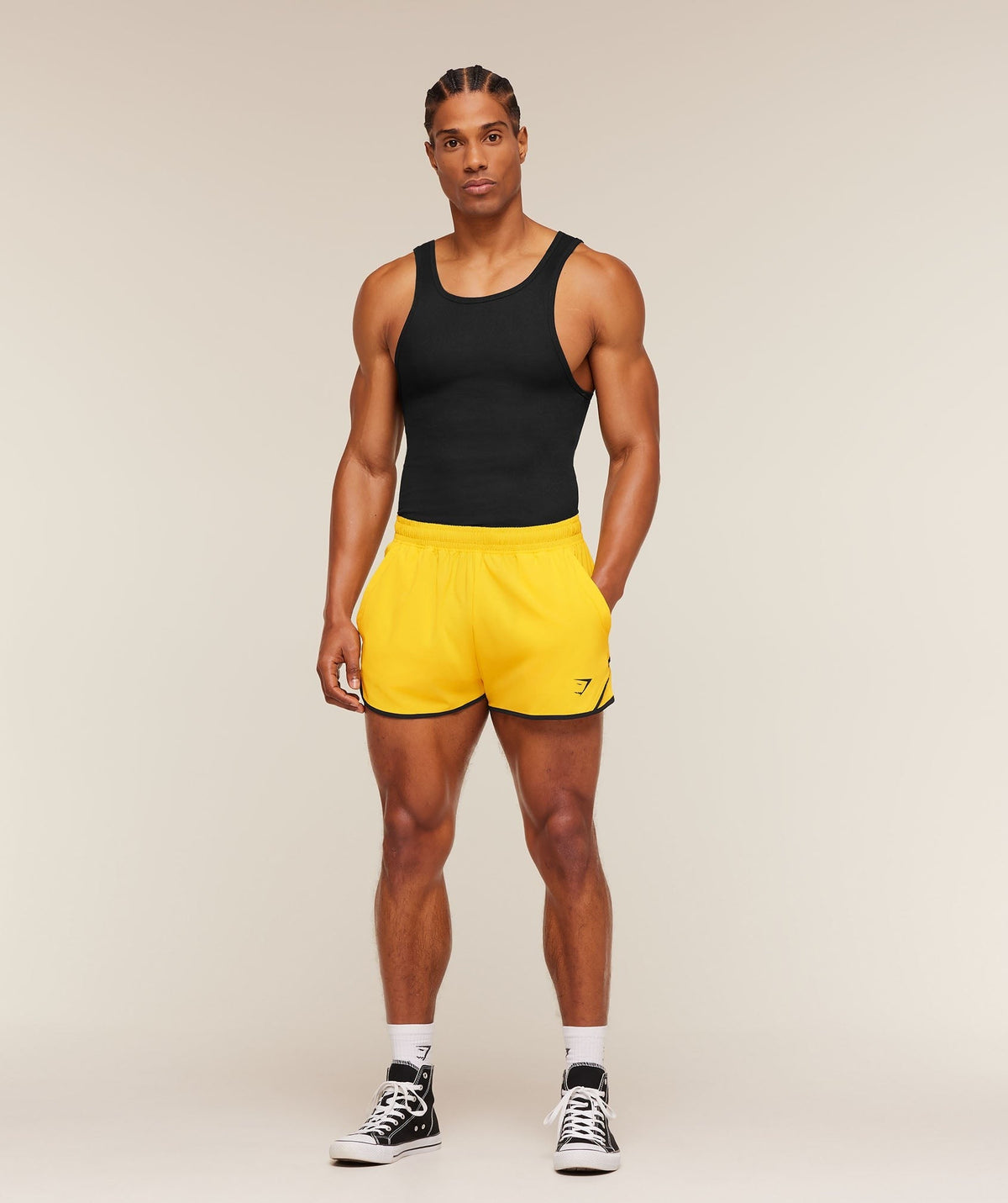 Gymshark Accent Conditioning Shorts - Athletic Yellow