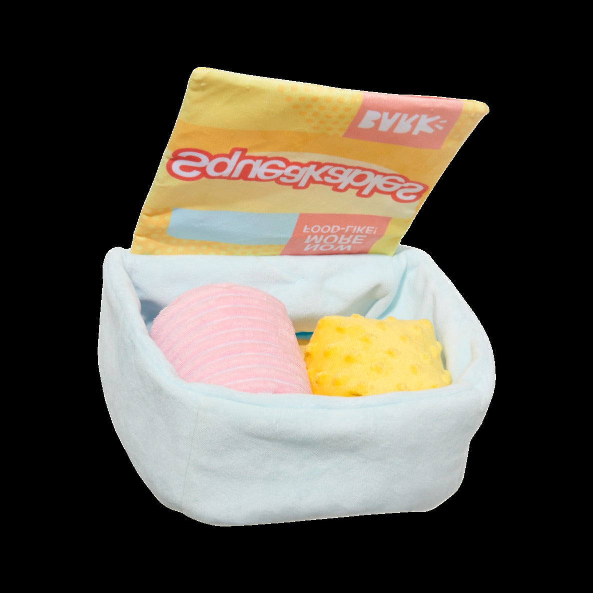 Squeakables Plush Multi-Part + Enrichment Dog Toy