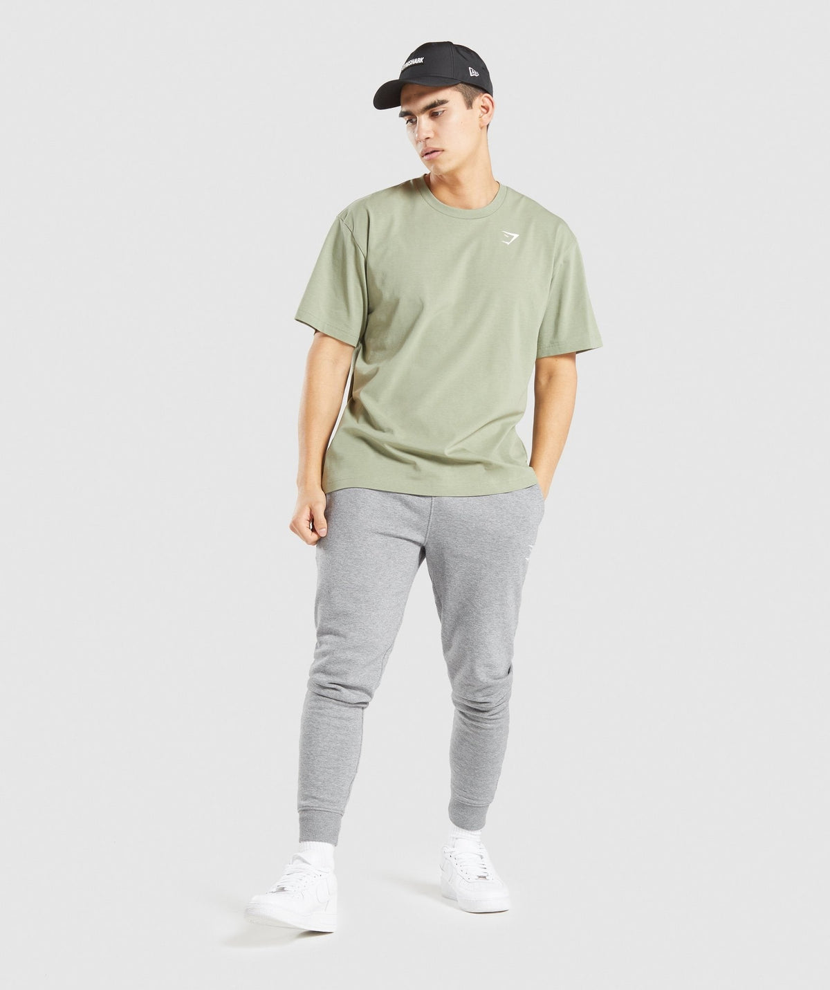Gymshark Essential Oversized Tee - Light Green