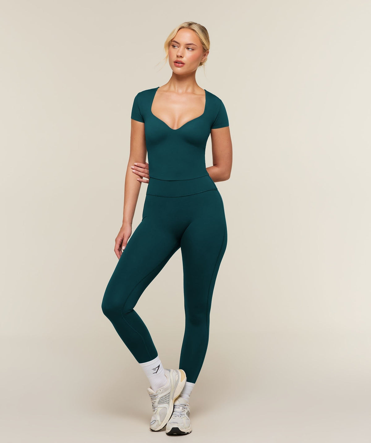 Gymshark Shape Leggings - Tactical Teal