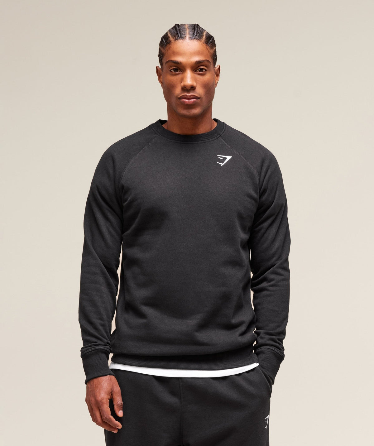 Gymshark Crest Crew - Black