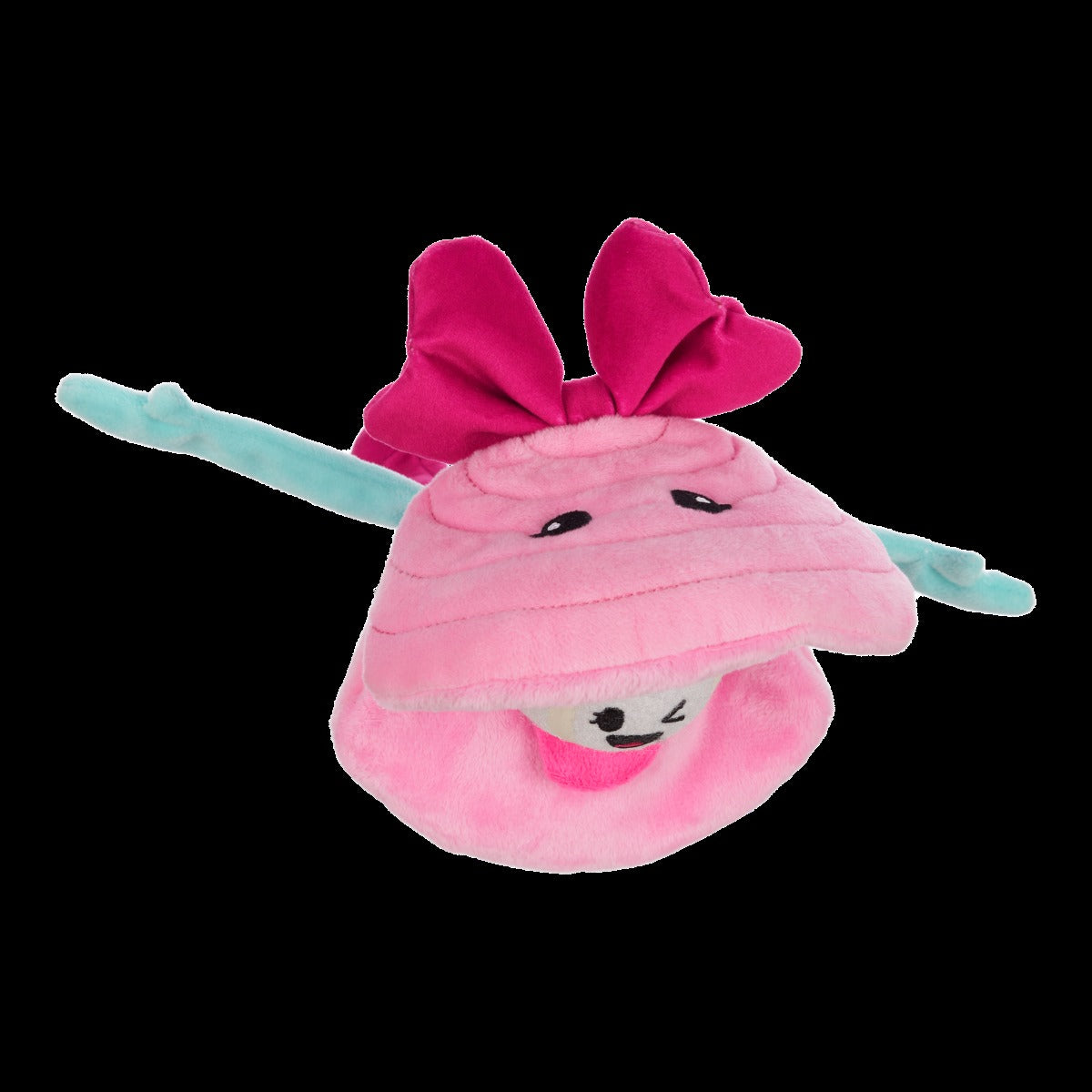 Clamantha Plush Multi-Part + Fetch Dog Toy