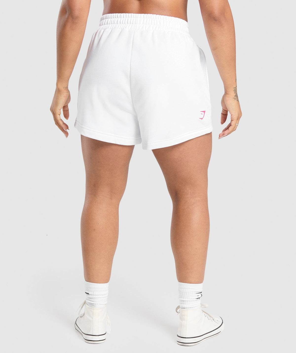 Gymshark Dumbells & Deadlifts Shorts - White