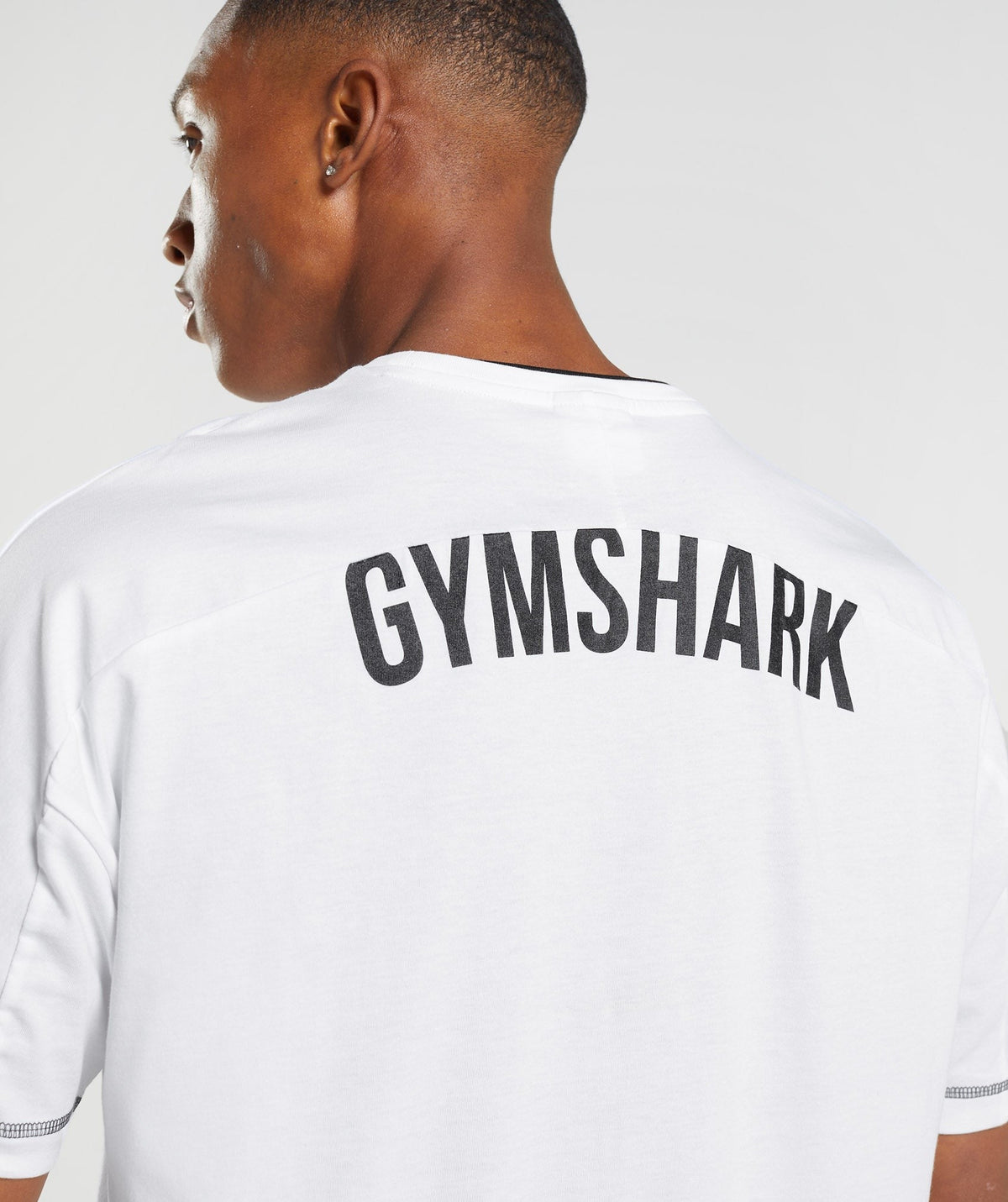 Gymshark Recess Tee - White/Black