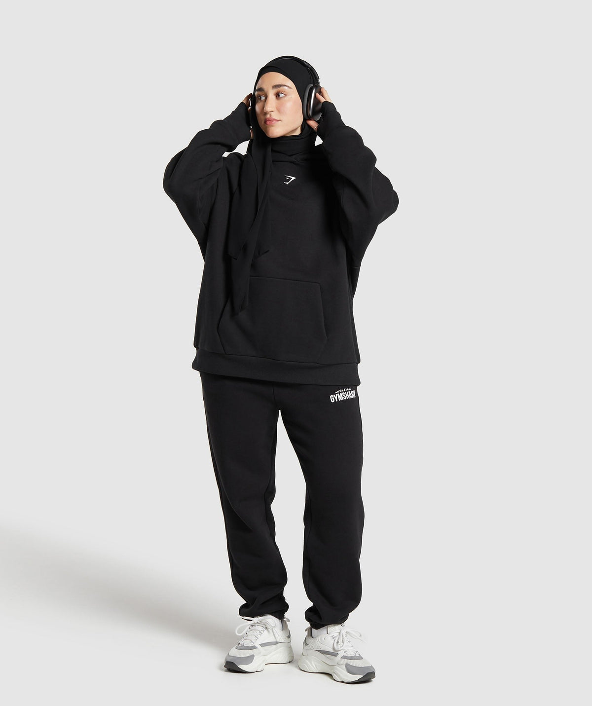 Gymshark X Leana Deeb Oversized Joggers - Black