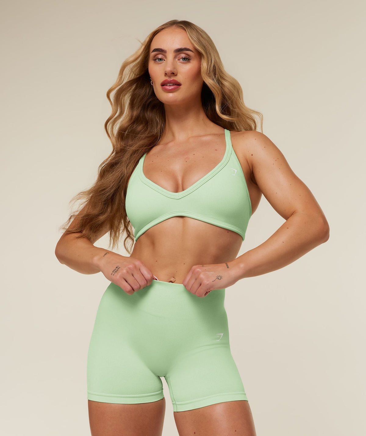 Gymshark Adapt Solid Sports Bra - Sprint Green