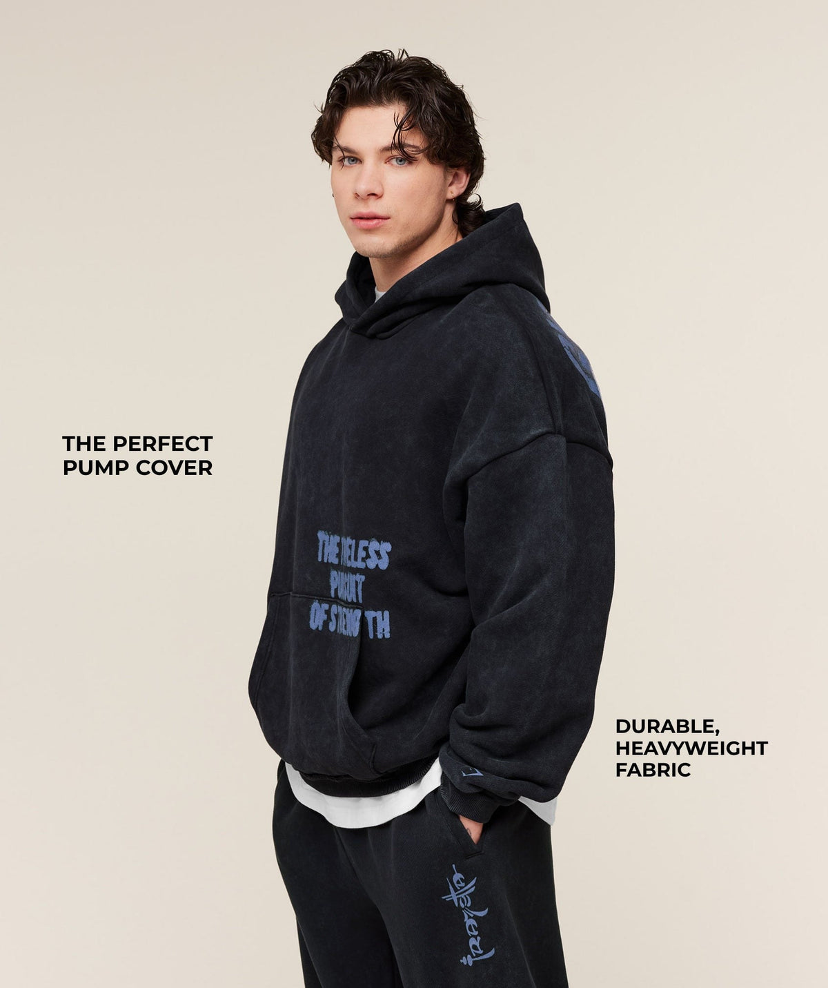 Gymshark Frazetta Graphic Hoodie - Black