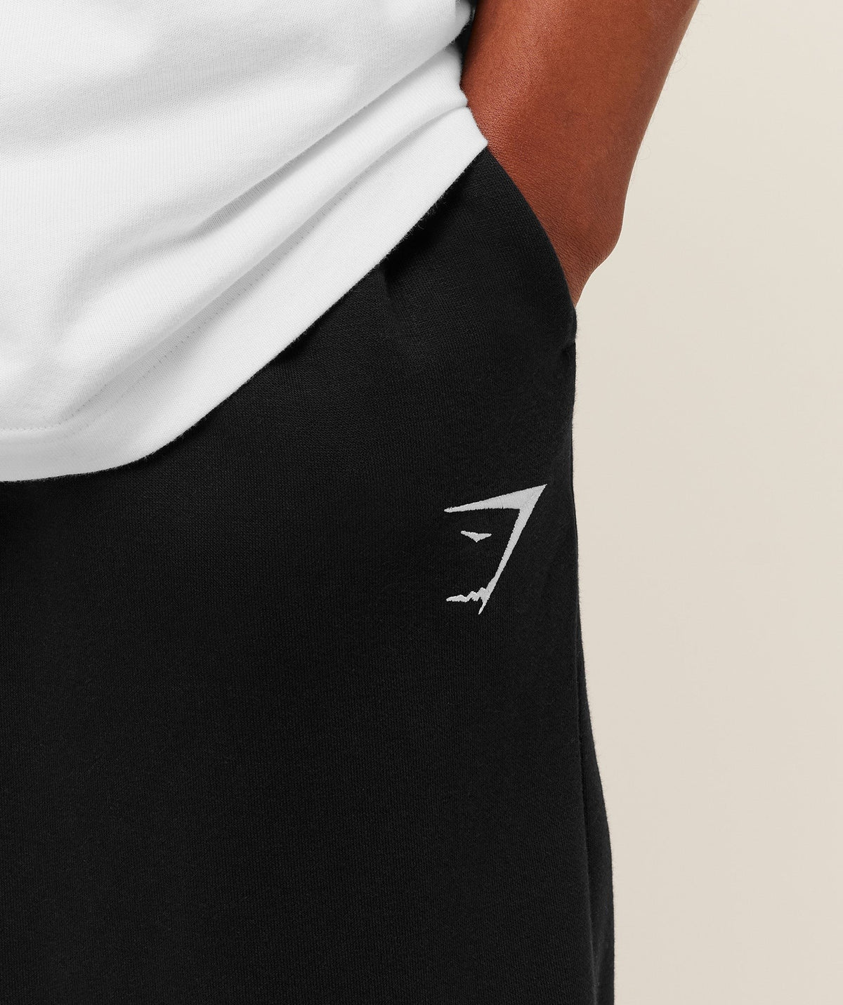 Gymshark Crest Oversized Jogger - Black