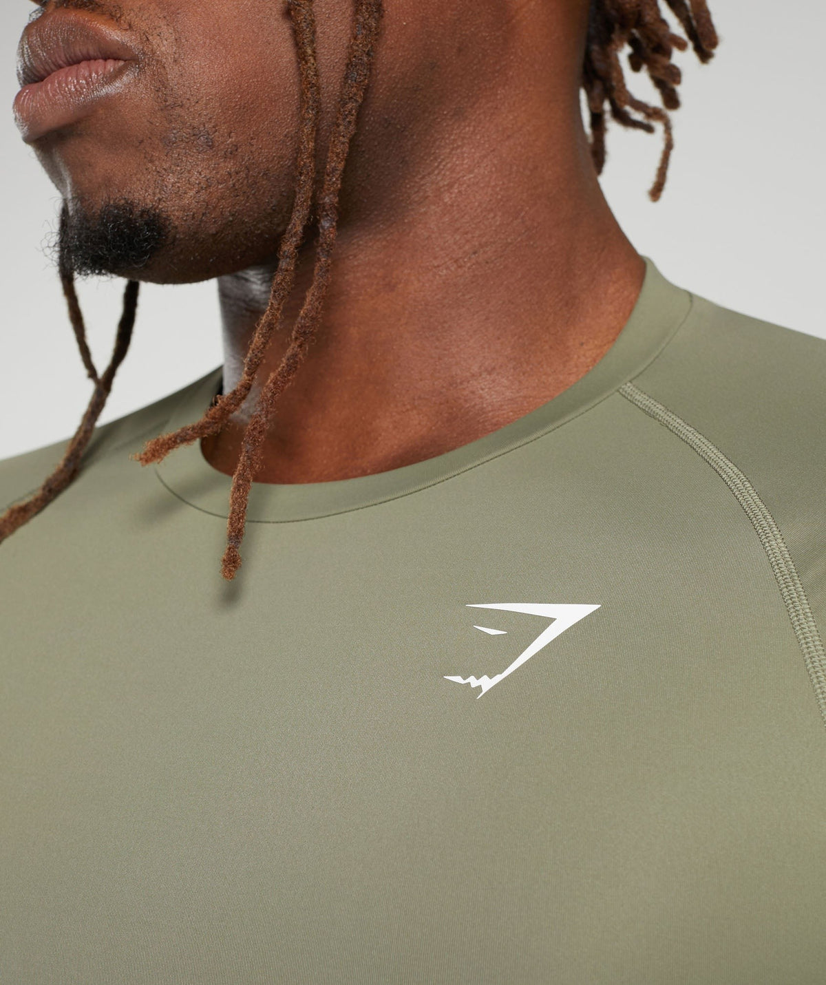 Gymshark Element Baselayer Tee - Utility Green