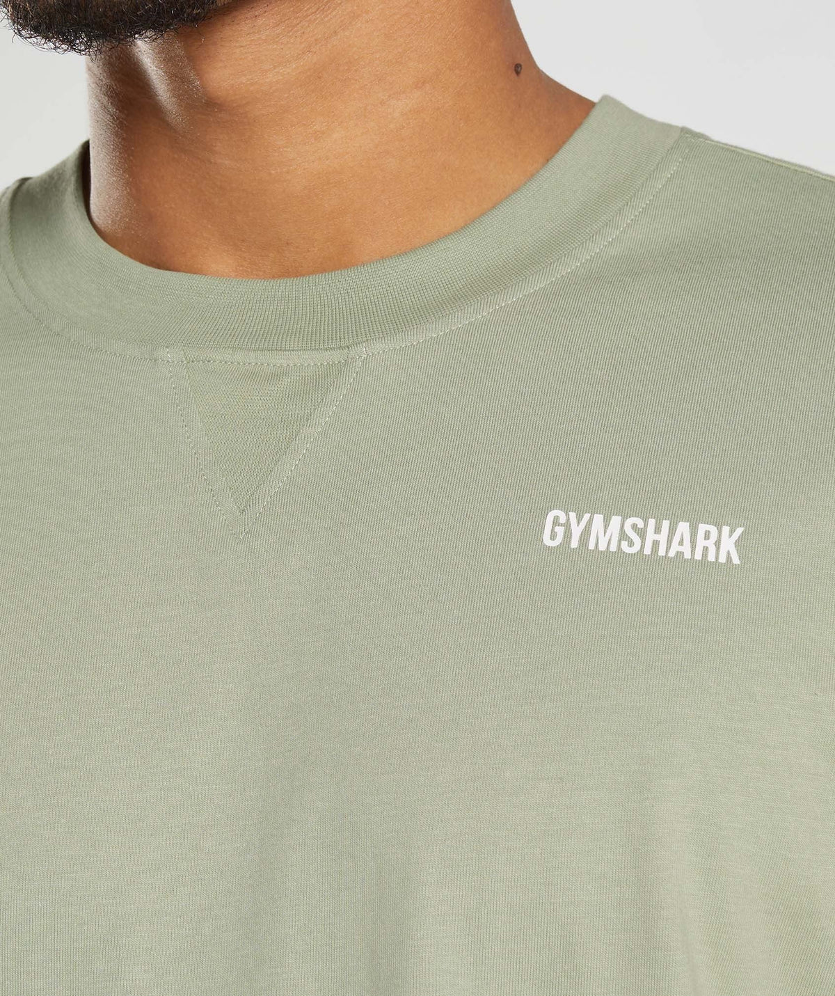 Gymshark Rest Day Sweats Tee - Sage Green