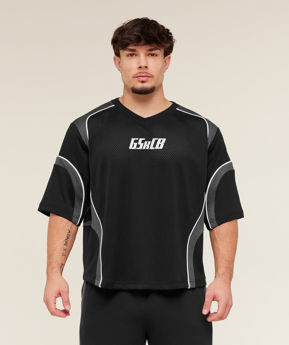 Gymshark GS x Carlos Mesh Jersey - Black