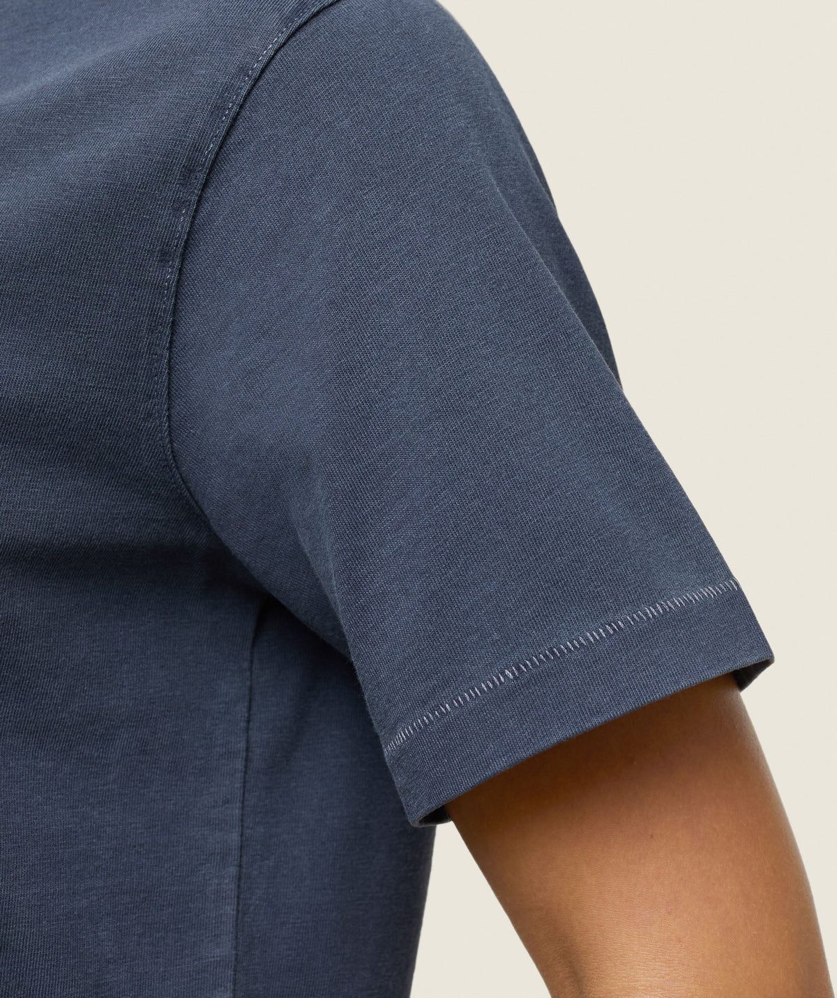 Gymshark Comfort Regular SS Top - Heavy Blue/Pigment Garment Dye + Wash