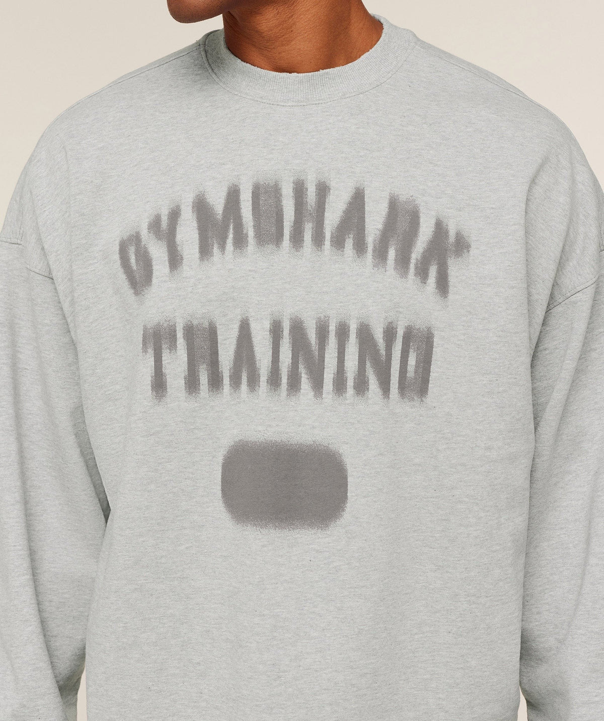 Gymshark Re-Rack Crew Neck Pullover - Soft Grey Marl