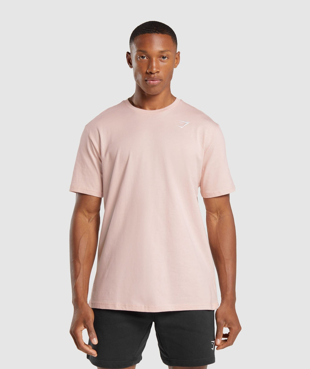 Gymshark Crest Tee - Misty Pink