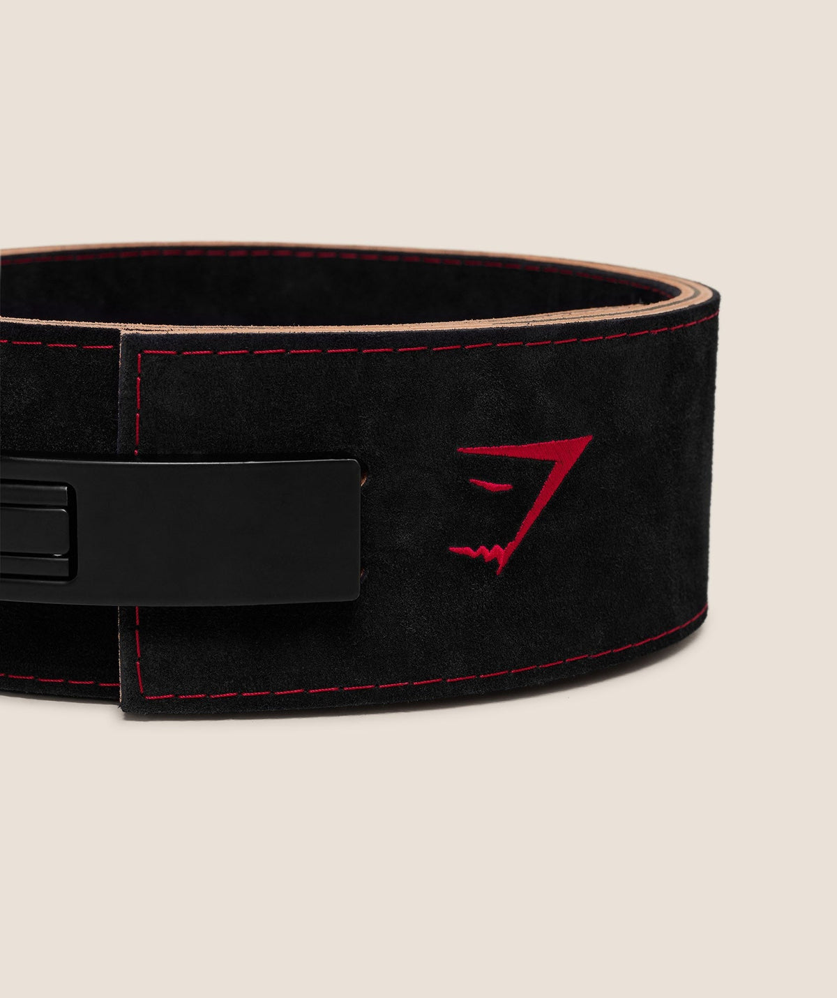 Gymshark Lever Belt - Black/Carmine Red