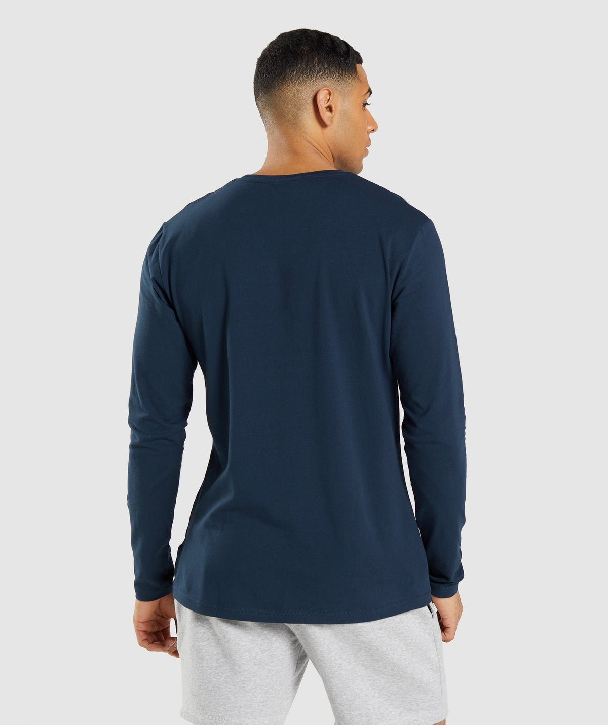 Gymshark Essential Long Sleeve Tee - Navy