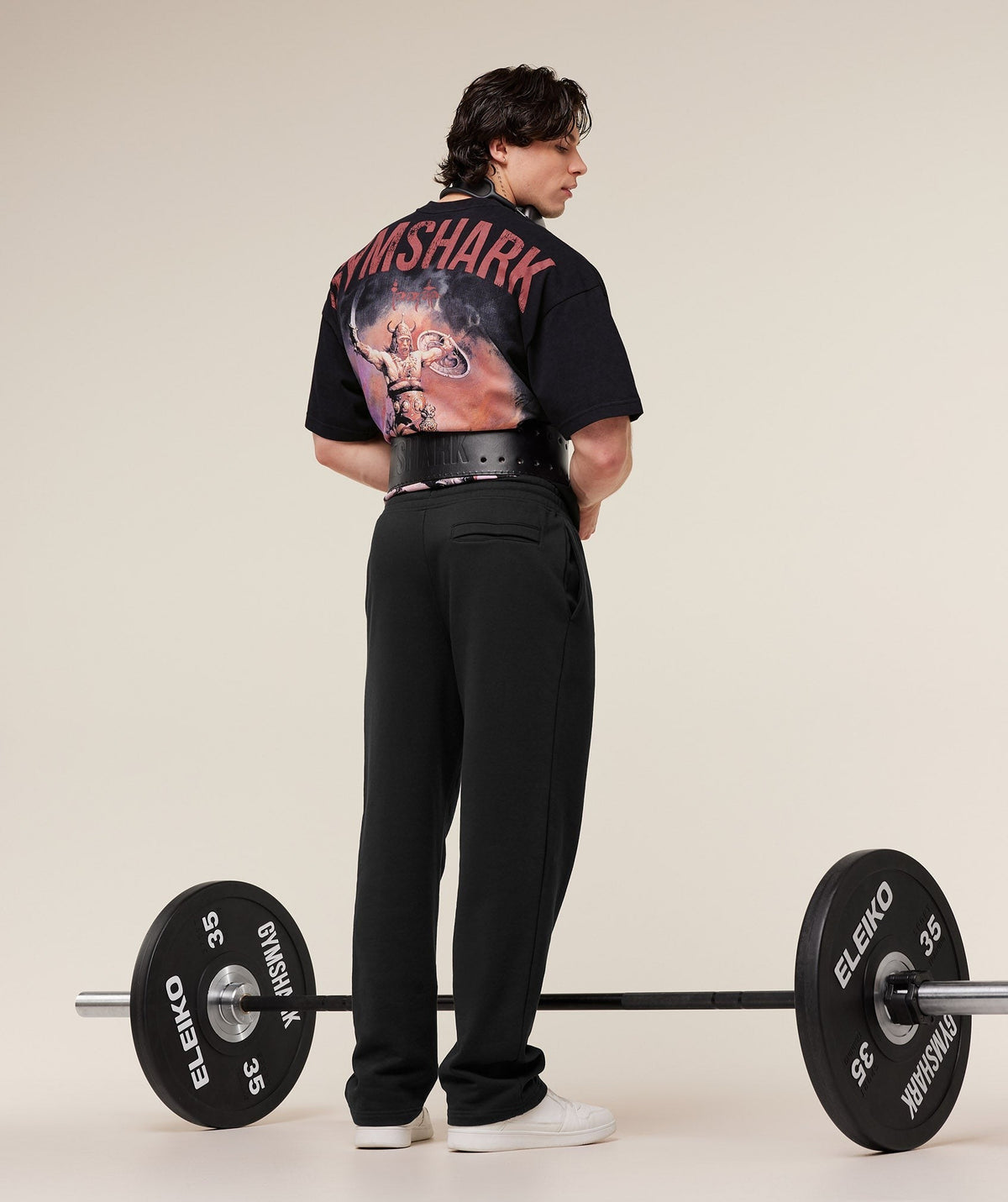 Gymshark Frazetta Graphic Tee - Black/Rust Red
