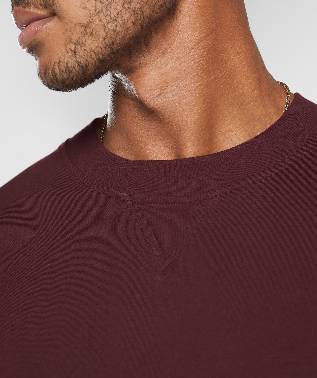 Gymshark Rest Day Essentials Tee - Rich Maroon