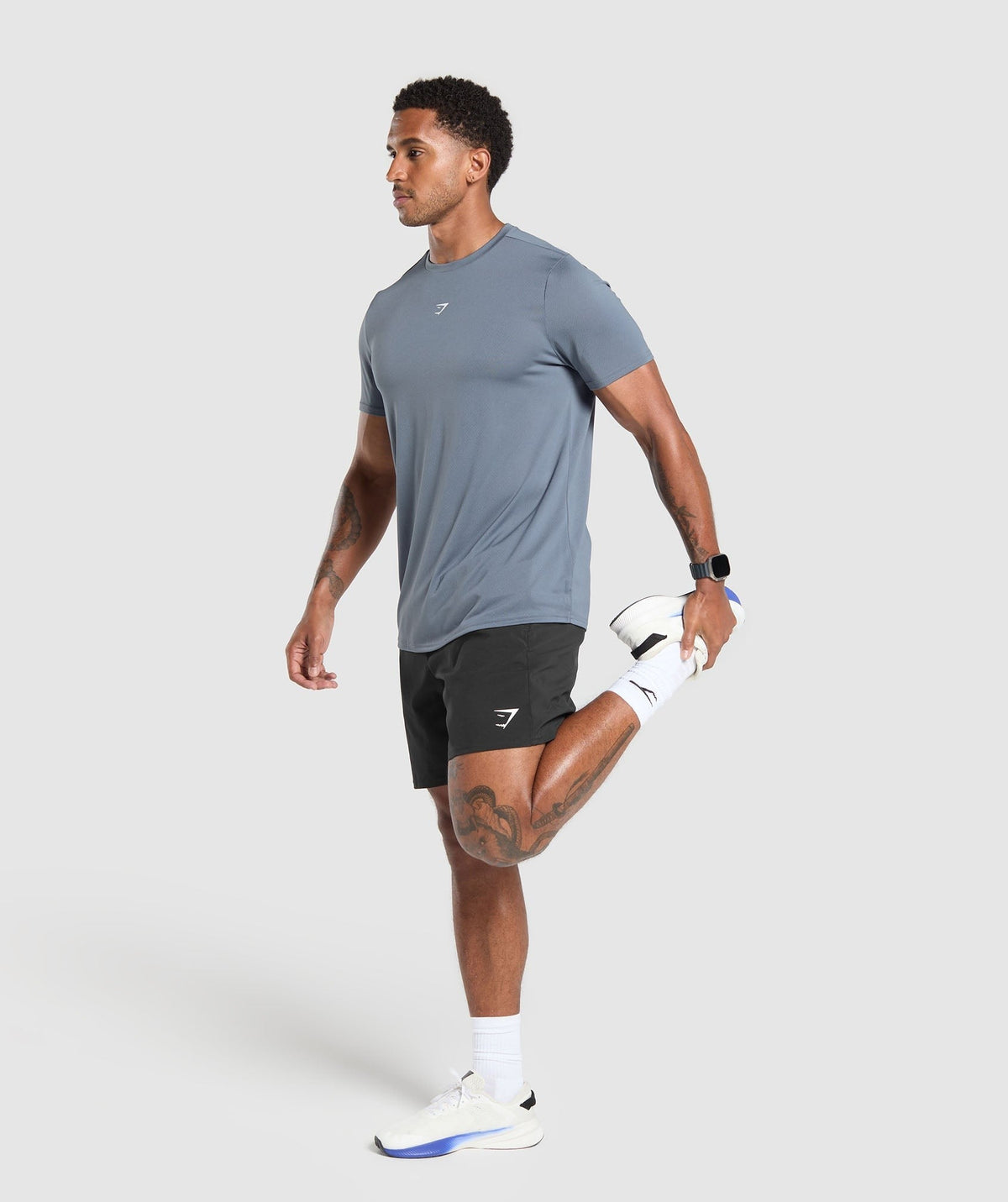 Gymshark Fitness Graphic Tee - Iron Blue
