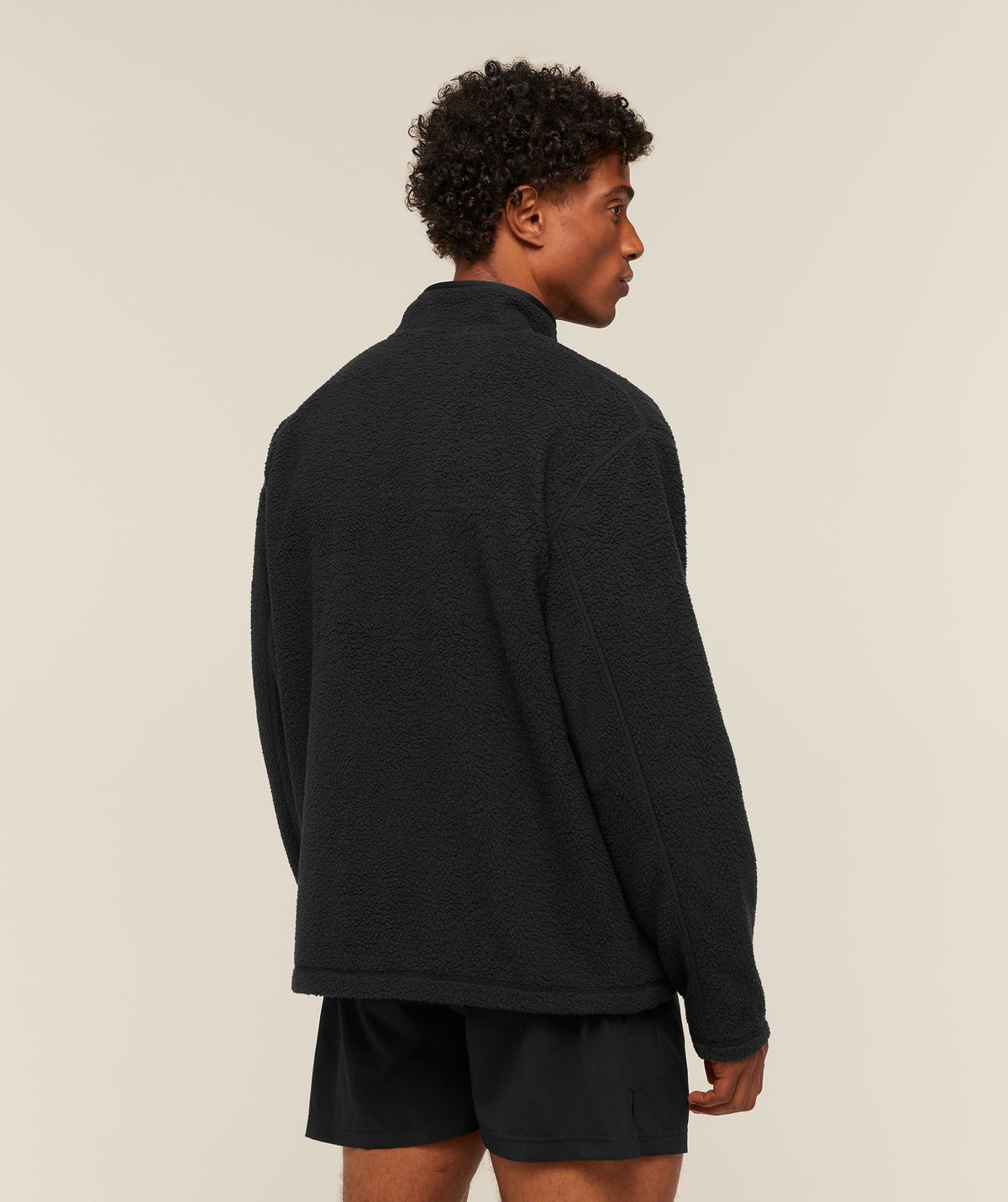 Gymshark Fleece Zip Through Jacket - Black