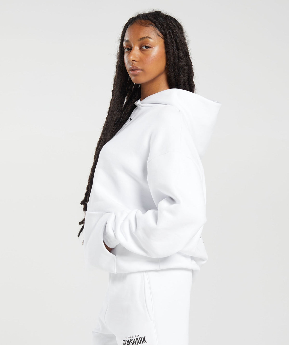 Gymshark x Leana Deeb Oversized Hoodie - White