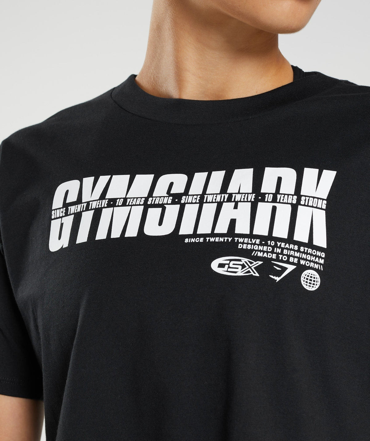 Gymshark GS 10 Year Midi Top - Black