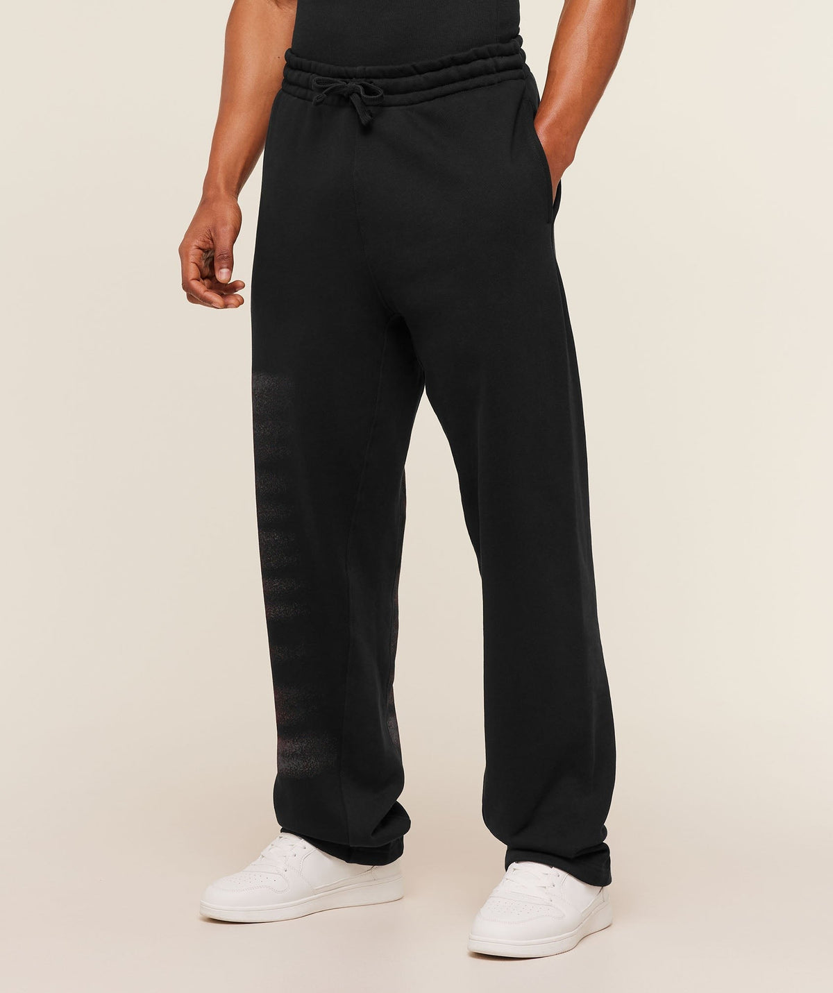Gymshark Fade Graphic Straight Leg Pant - Black