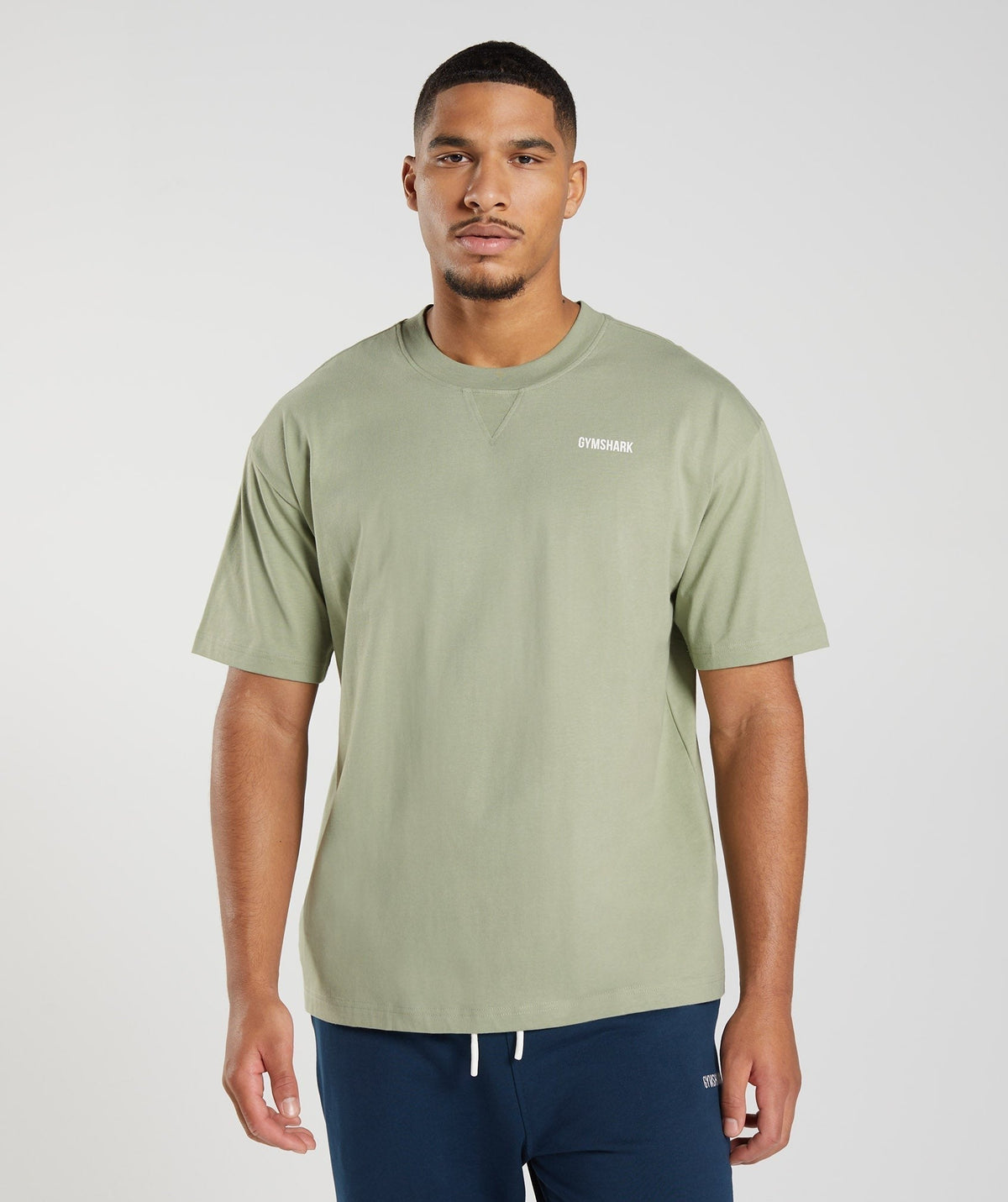 Gymshark Rest Day Sweats Tee - Sage Green