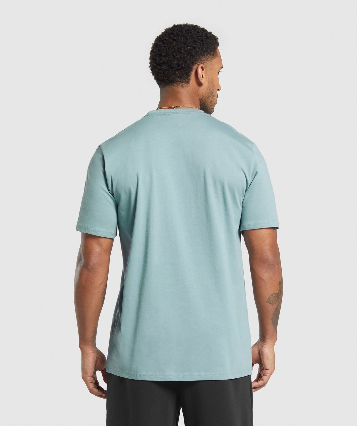 Gymshark Crest Tee - Rest Blue