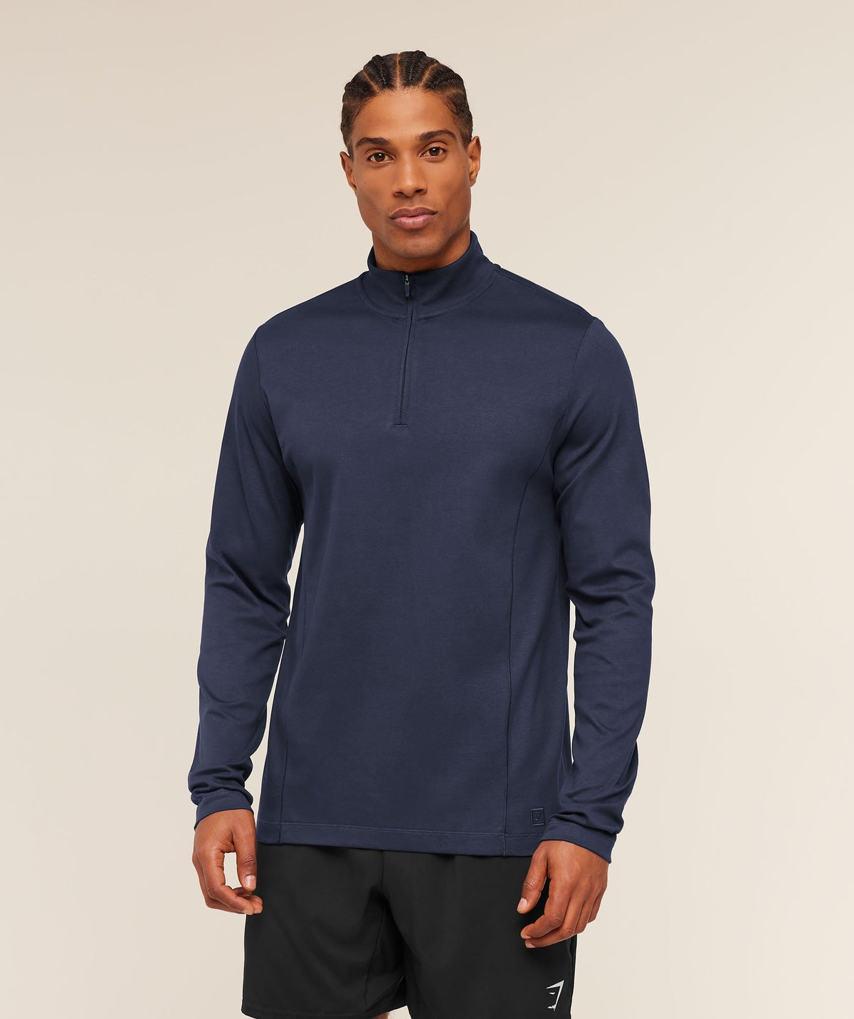 Gymshark Off Duty 1/4 Zip - Heavy Blue