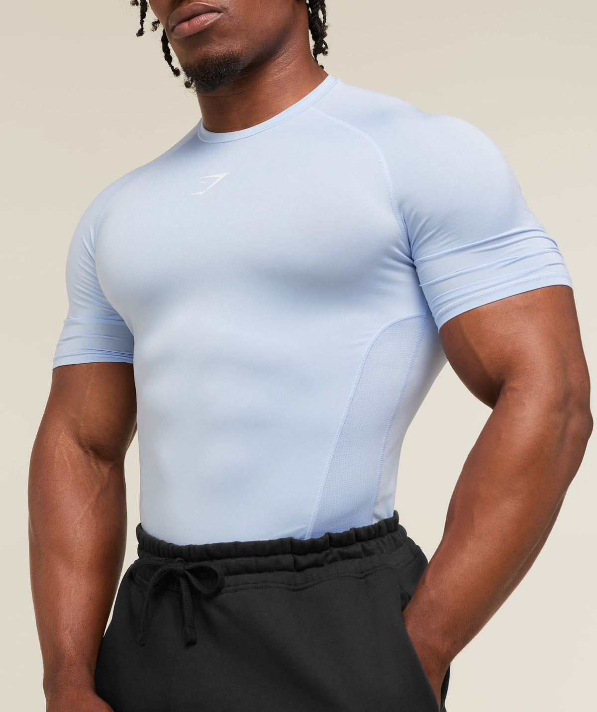 Gymshark Element Baselayer Tee - Tranquil Blue