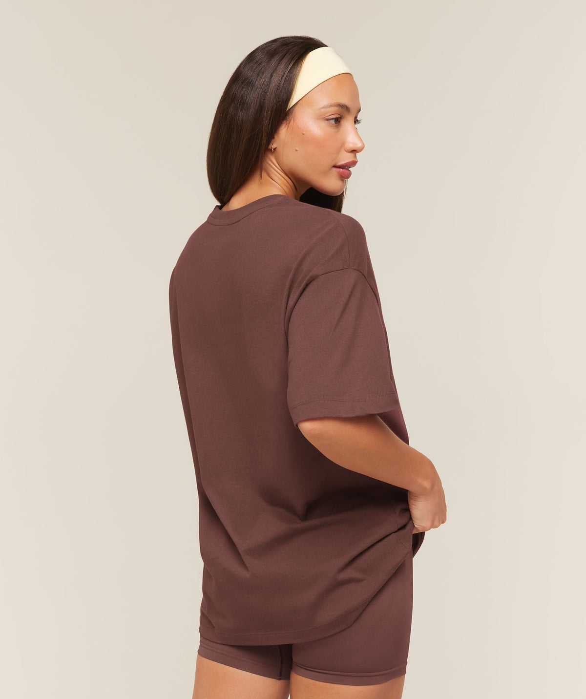 Gymshark Cosy Luxe Campus Tee - Espresso Brown