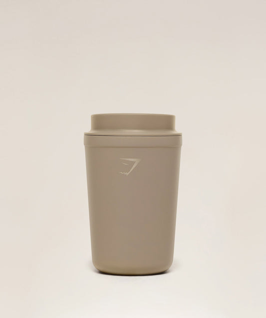 Gymshark Coffee Cup - Mushroom Grey