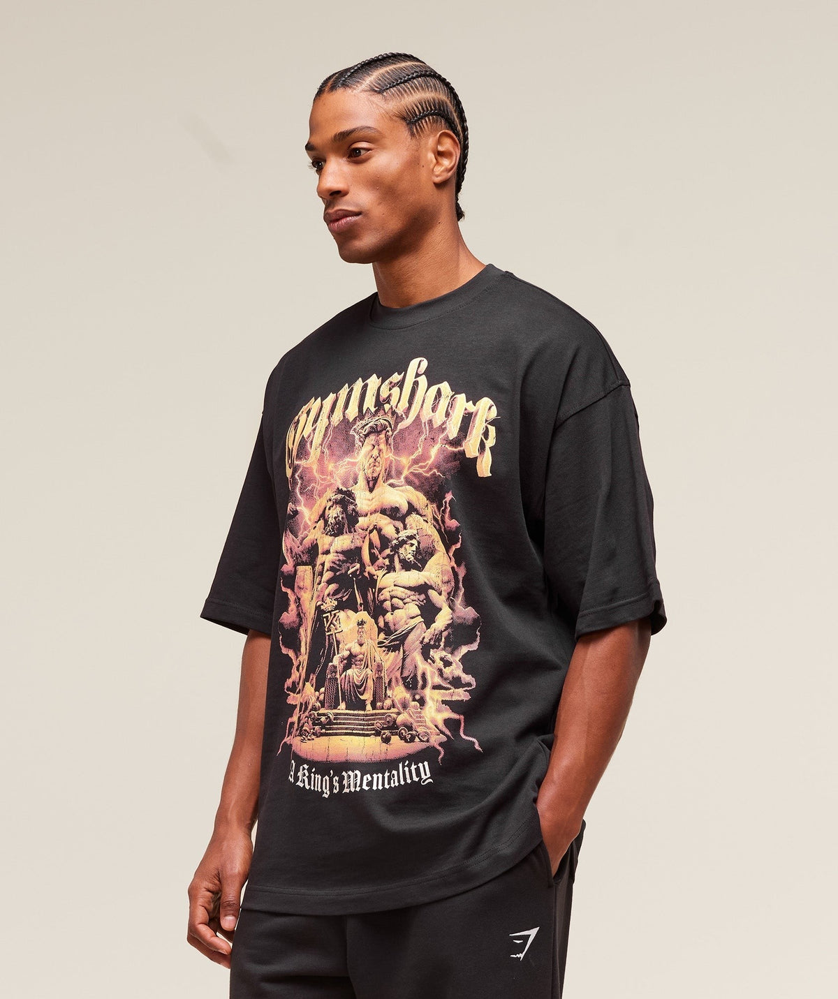 Gymshark x KinGymsharkgym Graphic Tee - Black
