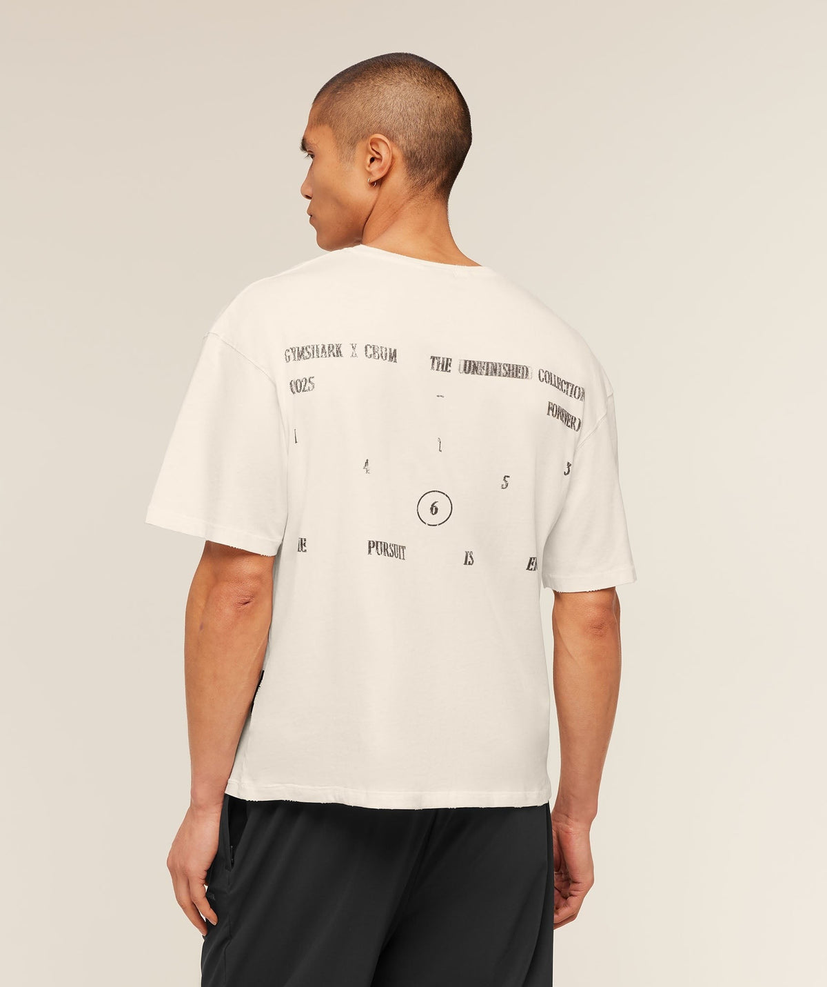 Gymshark x CBUM Tee - Soft White