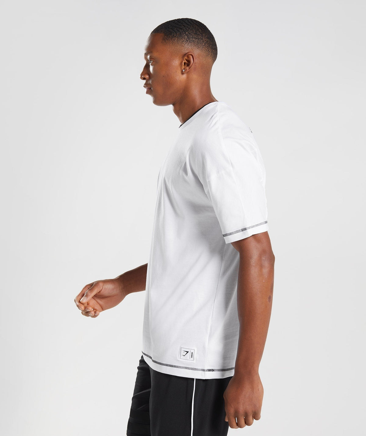 Gymshark Recess Tee - White/Black