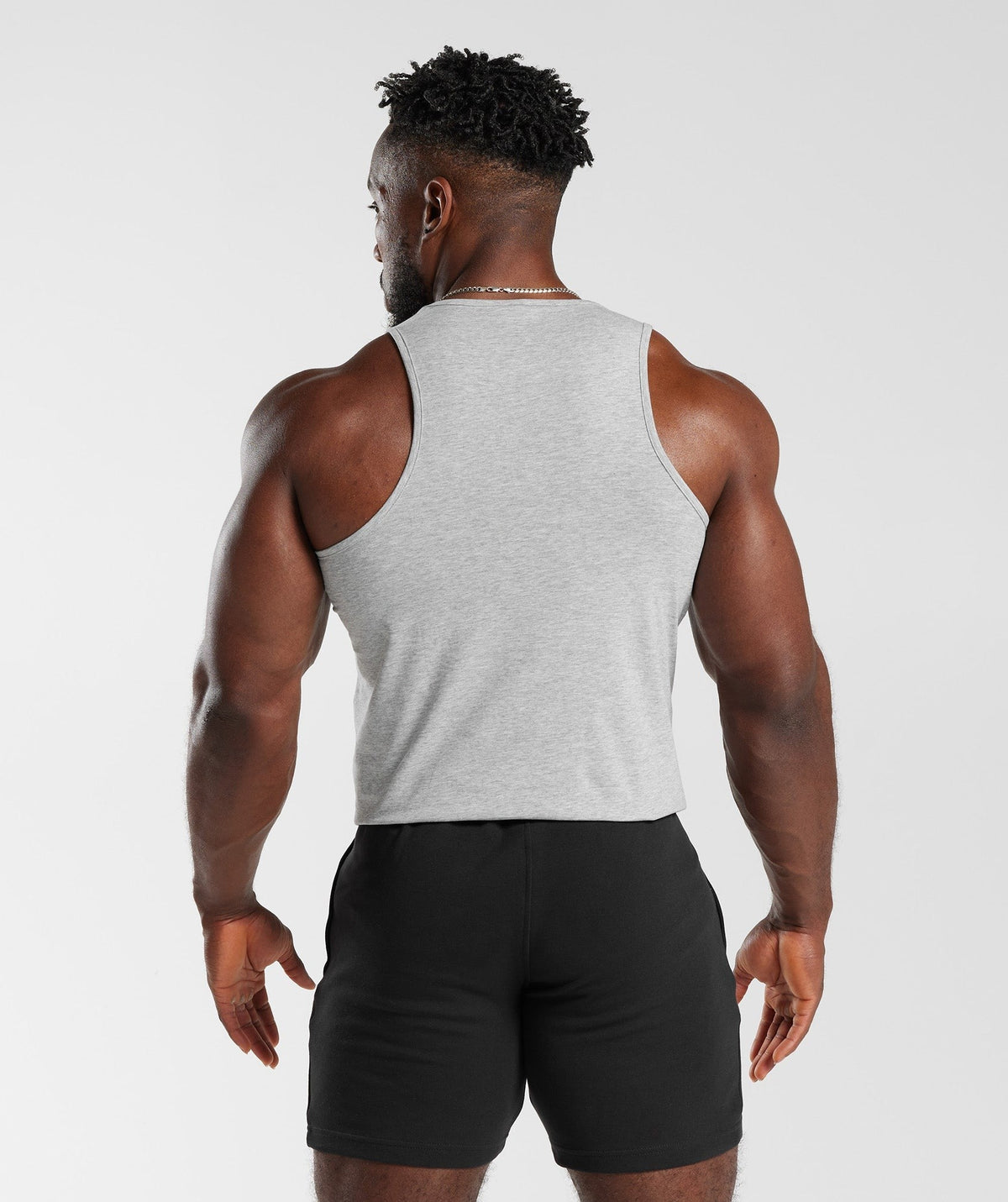 Gymshark Critical Tank - Light Grey Core Marl